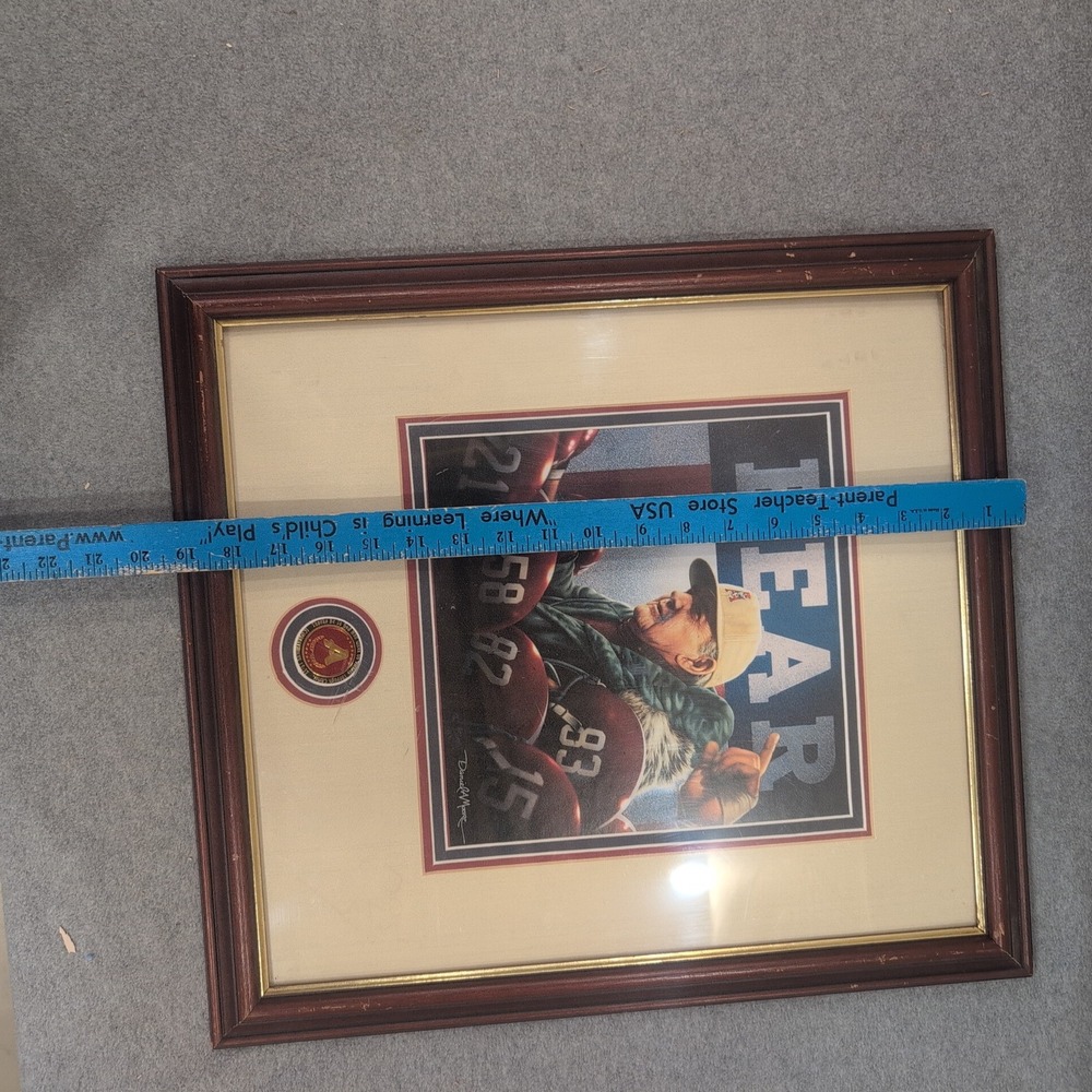 Daniel A Moore Bear Bryant Alabama Crimson Tide Framed Art Print Commemorative - Picture 6 of 8